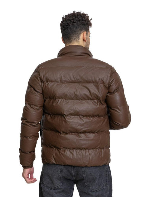Dark Brown F - Leather Jacket - Khotwh